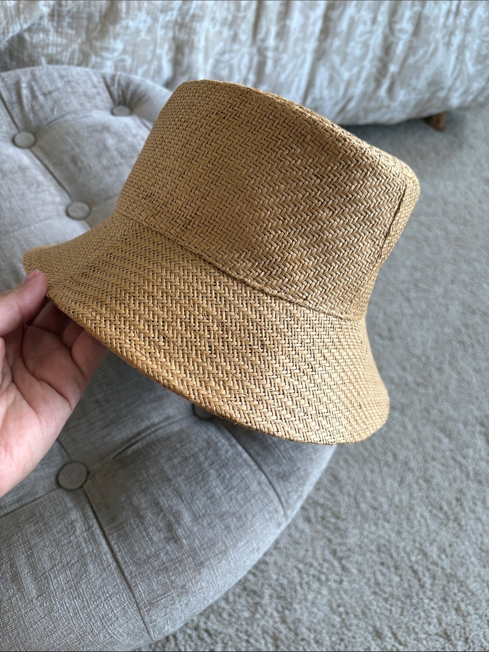 LC Lauren Conrad Woven Straw Bucket Hat - Picture 5 of 5